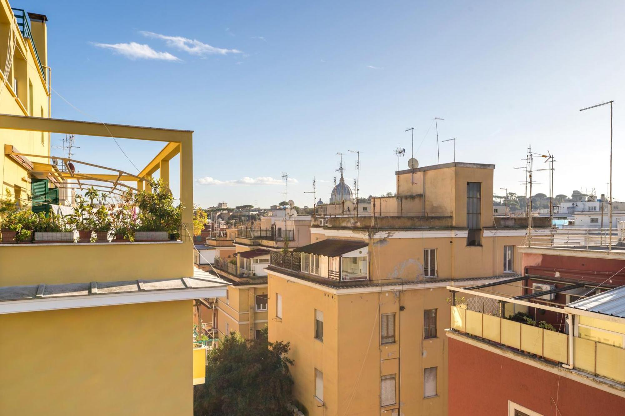 Welcome Dhome - Cozy Penthouse With St. Peter View Roma Exterior foto